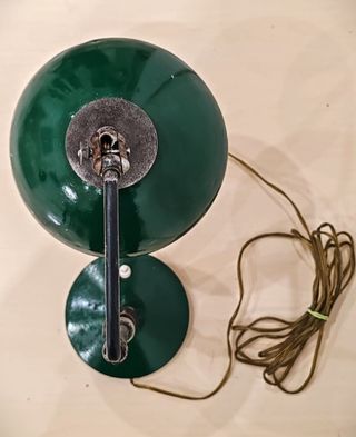 Lampada ministeriale vintage verde