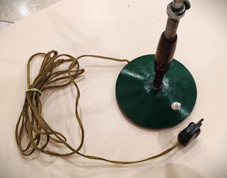 Lampada ministeriale vintage verde