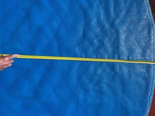 Toldo para piscina azul