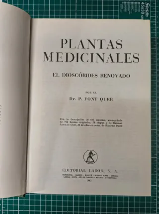 PLANTAS MEDICINALES DISCORIDES RENOVADO