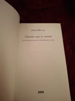 Libro DEJAME QUE  TE.CUENTE