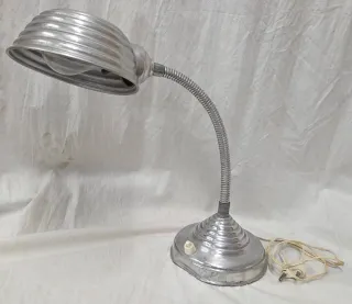 Flexo antiguo aluminio escritorio