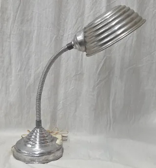 Flexo antiguo aluminio escritorio