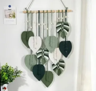 Tapiz Macramé 9 Hojas