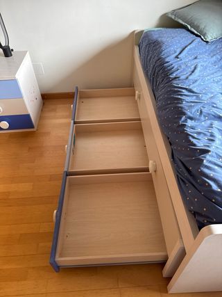 Cama nido con cajones