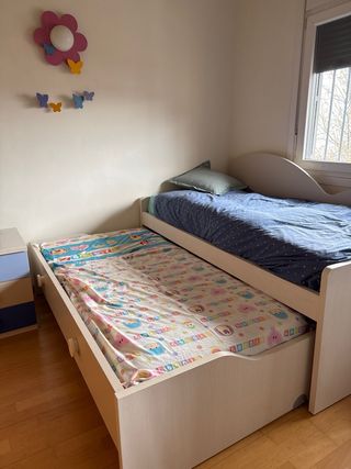 Cama nido con cajones