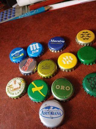Lote de chapas de bebidas  2000