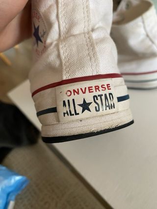 Zapatos Converse All Star Blancas Talla 34