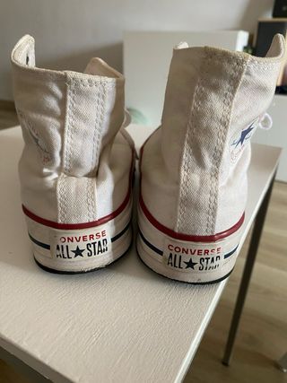 Zapatos Converse All Star Blancas Talla 34