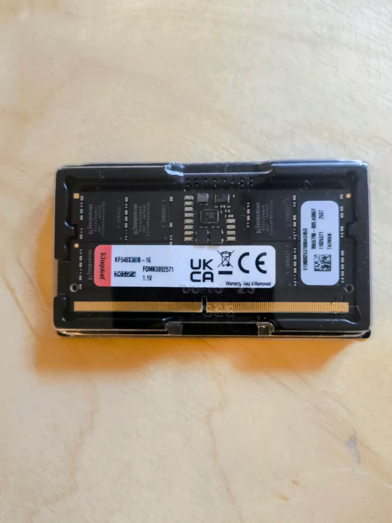 16GB DDR5 XMP EXPO PnP Kingston FURY KF548S381B-16 afbeelding 2