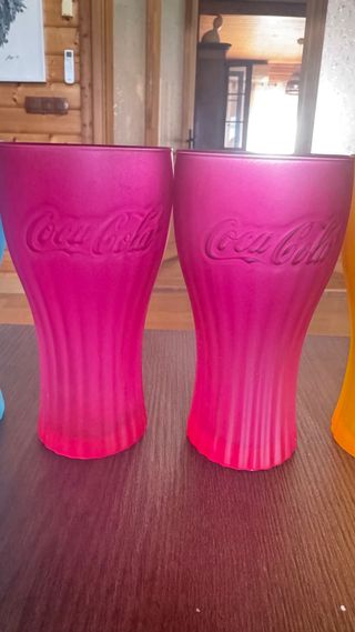 8 Vasos Coca-Cola Exclusivos