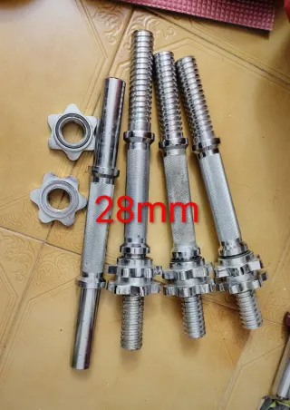 -Barras de pesas de 25mm y 28mm