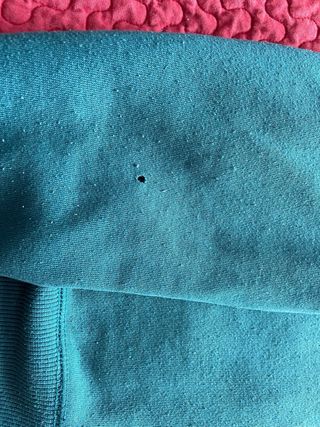 Sudadera con capucha hombre color verde azulado