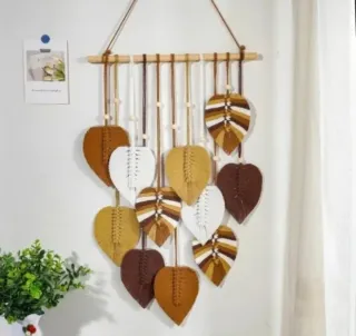 Tapiz Macramé 9 Hojas