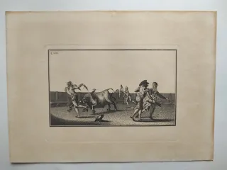 Lote 3 grabados tauromaquia