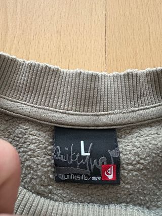 Jersey Quiksilver Hombre L Beige Caqui