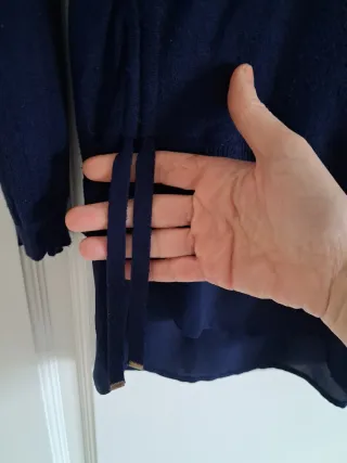 Jersey azul marino manga larga