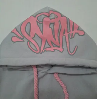 Sudadera Syna World Gris y Rosa
