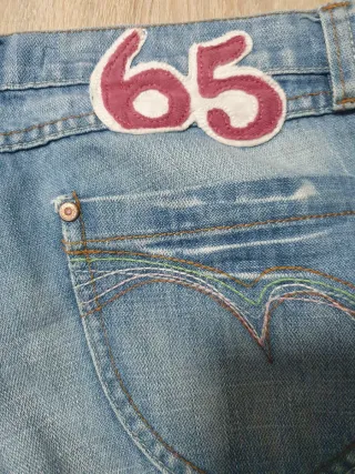 Pantalón pirata Stradivarius azul