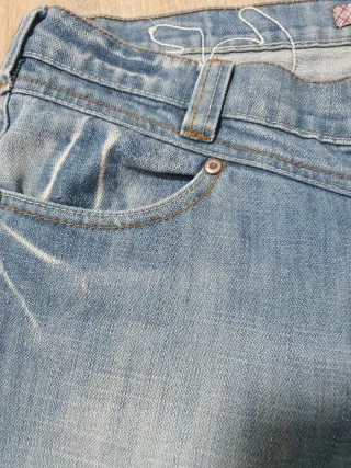 Pantalón pirata Stradivarius azul