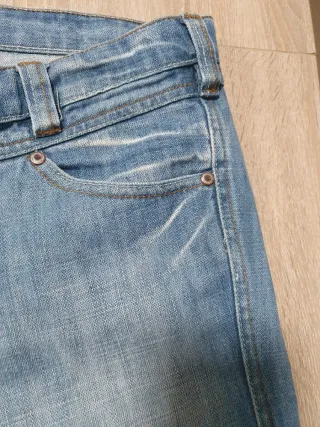 Pantalón pirata Stradivarius azul