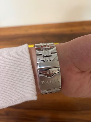 Reloj Invicta Automático Azul y Plateado