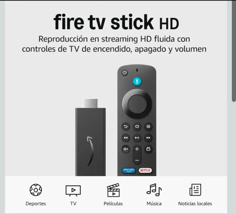 Amazon Fire TV Stick HD Wi-Fi 5 afbeelding 6