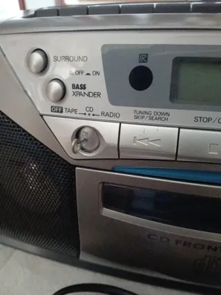 Radio Sanyo CD Cassette