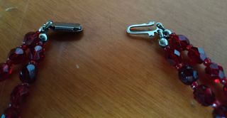 Collane Preziose (una in granato) + porta-gioie