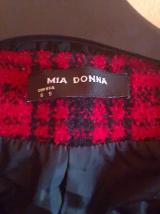 Chaqueta Mia Donna cuadros Talla S