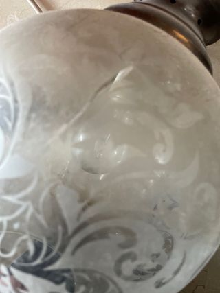 Lámpara colgante vintage cristal