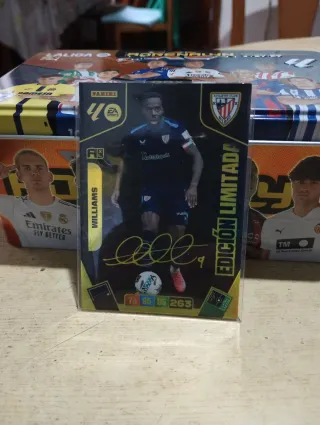 Iñaki Williams Ed. Limitada Firma Adrenalyn 25-26