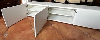 Mueble TV IKEA Besta Blanco