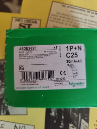 Dpn vigi 25A Diferencial Schneider A9DE2625