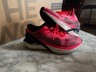 Zapatillas Puma Run Nitro Mujer Rosa/Negro