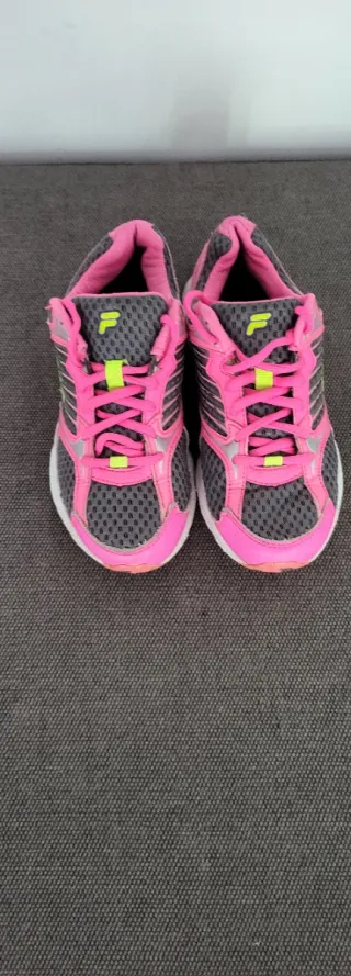 Zapatillas Fila Talla 36 Rosa y Gris