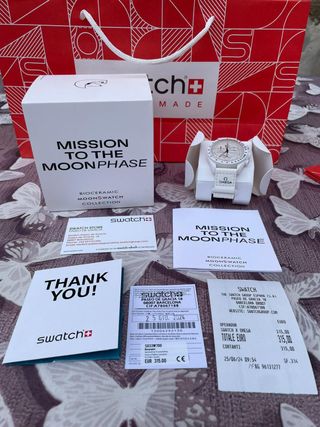 Swatch x Omega Mission to Moonphase