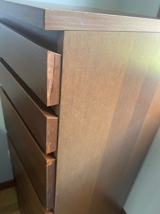 Cómoda Malm Ikea Marrón