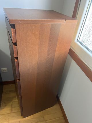 Cómoda Malm Ikea Marrón