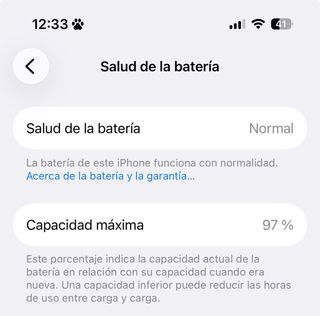 iPhone 16 128GB Azul Ultramar 97% bateria