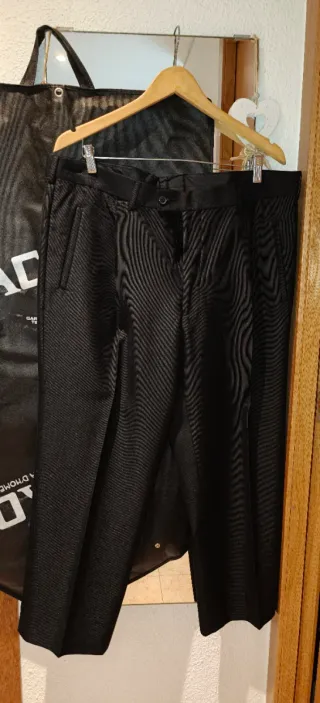 Chaleco ACERO hombre rayas plateadas