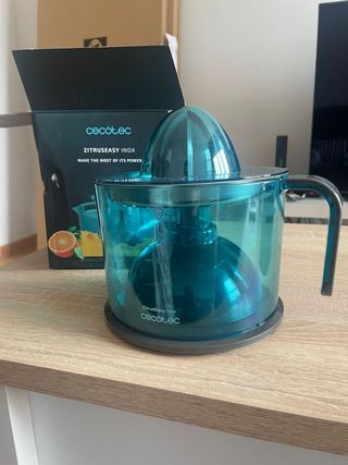 Exprimidor eléctrico Cecotec Zitruseasy Inox Azul