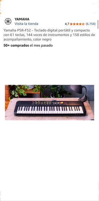 Tastiere Yamaha PSR-F52