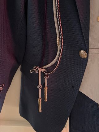 Traje de comunión niño azul