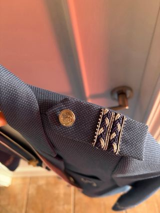 Traje de comunión niño azul