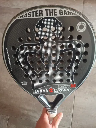 Pala de pádel Black Crown Piton 9.0