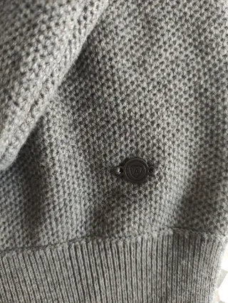 Jersey Gris Medio de Cremallera