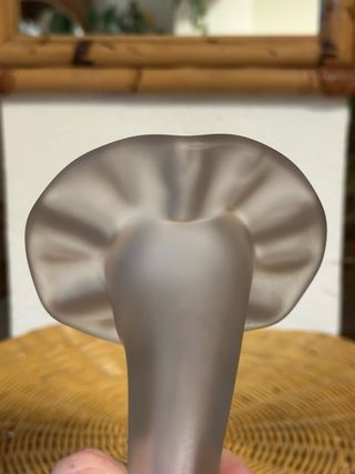 Jarrón Lily Vidrio Soplado Años 70 Italia