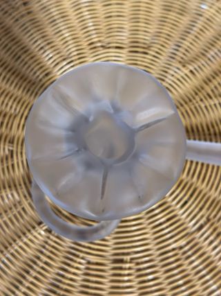 Jarrón Lily Vidrio Soplado Años 70 Italia