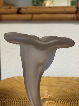 Jarrón Lily Vidrio Soplado Años 70 Italia